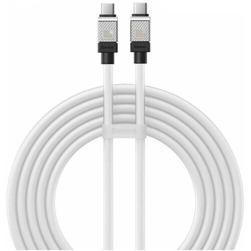 Baseus kabel CoolPlay USB-C na USB-C 100W, 2m, bela Slike