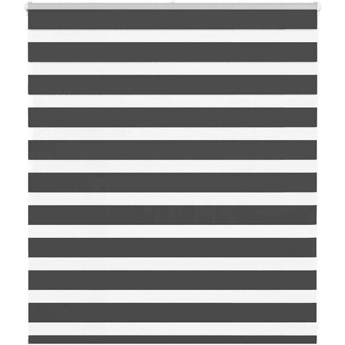 vidaXL idaXL Zebra senčilo črna 125x100 cm tkanina širina 120,9 cm poliester Cene