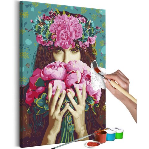  Slika za samostalno slikanje - Green-Eyed Woman 40x60 Cijene