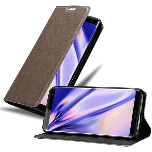 Cadorabo Ohi&scaron;je, združljivo z Sony Xperia XZ3 v kavovinsko rdeča - Za&scaron;čitni ovitek z magnetnim zapiranjem, stoječo funkcijo in režo za kartice, (20558356) Cene