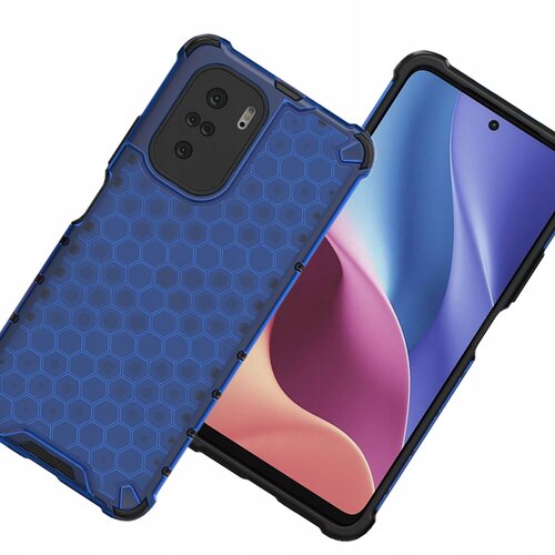 HURTEL HONEYCOMB ETUI CASE OBUDOWA DO XIAOMI REDMI K40 PRO+/K40 PRO/K40 NIEBIESKI, (21910586) Cene