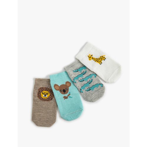 Koton 4-Pack Animal Patterned Cotton Socks Cene
