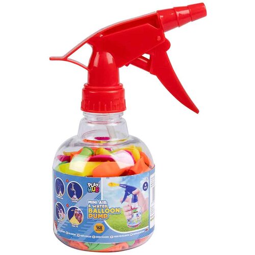 Mini pumpa za vodene balone &ndash; set s 150 balona za ljetnu zabavu Crvena Cijene