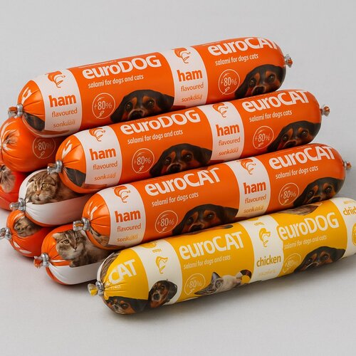 Euro dog kobasice za pse i mačke, 9x1kg mix ukusa Slike