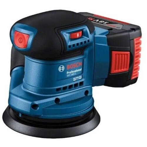Bosch PROFESSIONAL akumulatorski ekscentrični brusilnik GEX 185-LI, 18 V, 125 mm, 0 W 06013A5000 Cene