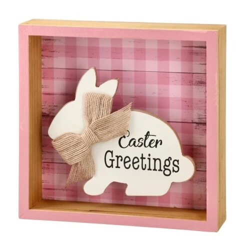 Festa april 10 uskr&amp;scaron;nja dekoracija drvena zec greetings 38.50x35x38.50cm ( 731000 ) Slike