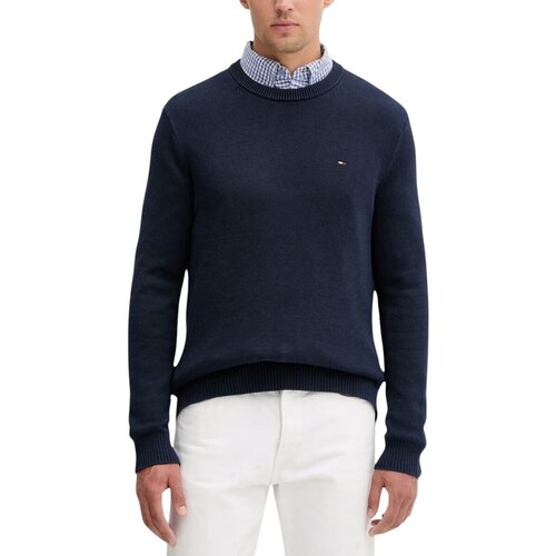Tommy Hilfiger Puloverji TJM SLIM ESS SWEATER DM0DM21787 Modra Cene