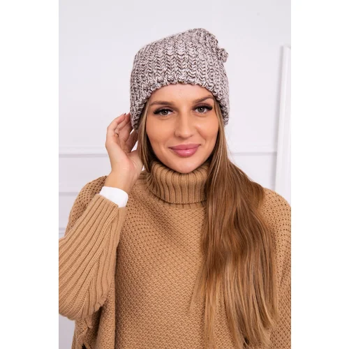 Kesi Women's cap Delia K260 dark beige Kesi Women's cap Delia K260 dark beige