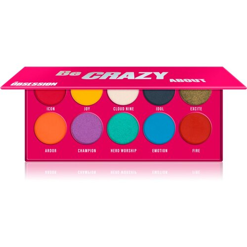 Makeup Obsession be Crazy About paleta sjenila za oči 13 g Slike