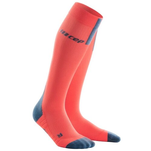Cep Women's compression knee-high socks 3.0 orange-grey, II Cene