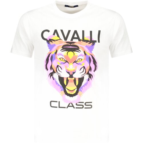 Cavalli Class SHORT SLEEVE T-SHIRT MEN WHITE Cene