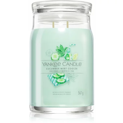 Yankee Candle Cucumber Mint Cooler mirisna svijeća Signature 567 g