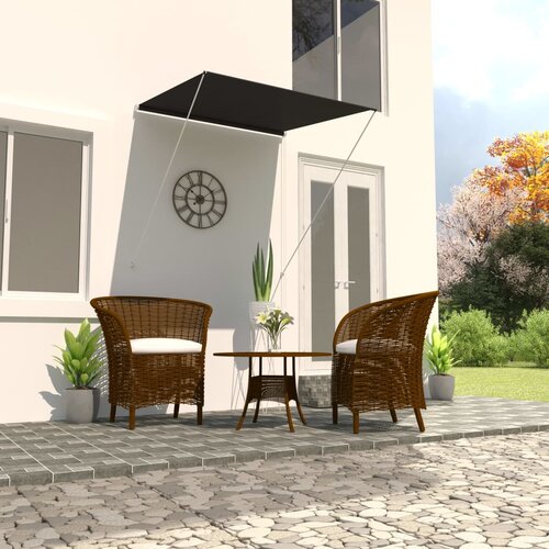 vidaXL Zložljiva tenda 100x150 cm antracitna, (20692563) Cene