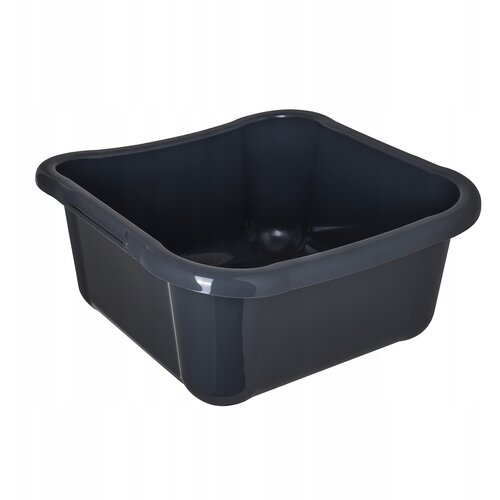 KADAX Plastična kvadratna posoda za perilo 8 l, majhna, z ročaji, siva, (5000354791) Cene