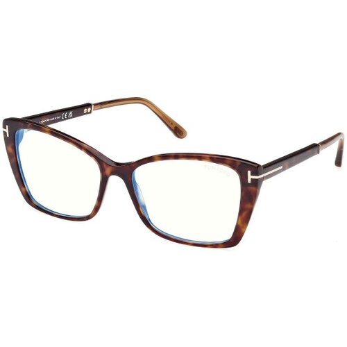 Tom Ford FT5893-B 052 ONE SIZE (55) Havana/Kristalna Slike