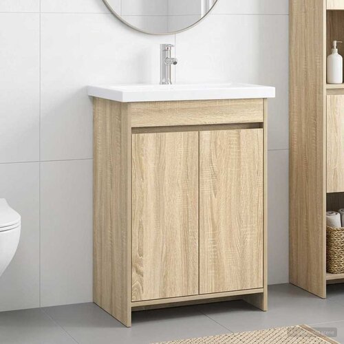  Set namještaja za kupaonicu Hrast sonoma 61 x 40 x 84,5 cm Cene