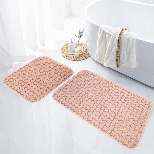 Opviq Set od 2 kupaonska tepiha Rose Cijene