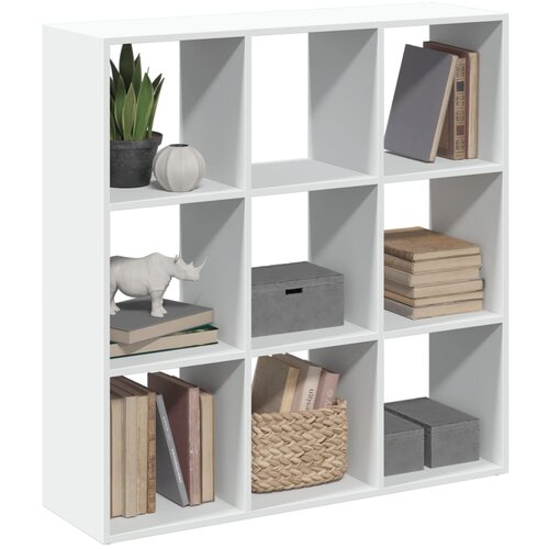 VidaXL Sobna pregrada / regal za knjige bijeli 102x29x103,5 cm drveni Slike