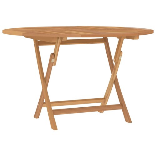 vidaXL Sklopivi vrtni stol Ø 120 x 75 cm od masivne tikovine Cijene