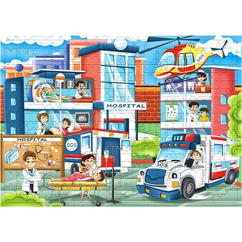 Aga4Kids Dječja slagalica Bolnica 172 dijela MR1466 Slike