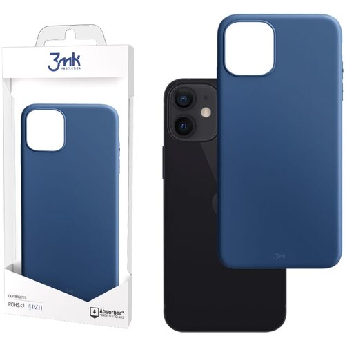 3mk Za&scaron;čitni silikonski etui za Apple iPhone 12 Mini - moder Cene