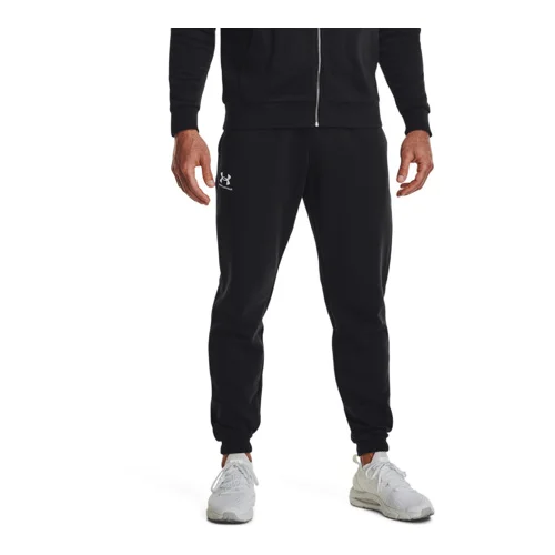 Under Armour UA Essential Fleece Joggers, Black/White - L, (20488813)