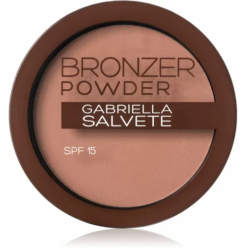 Gabriella Salvete Bronzer Powder bronz puder SPF 15 odtenek 02 8 g