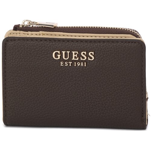 Guess Denarnice BRO MELODY LARGE ZIP Kostanjeva Cene