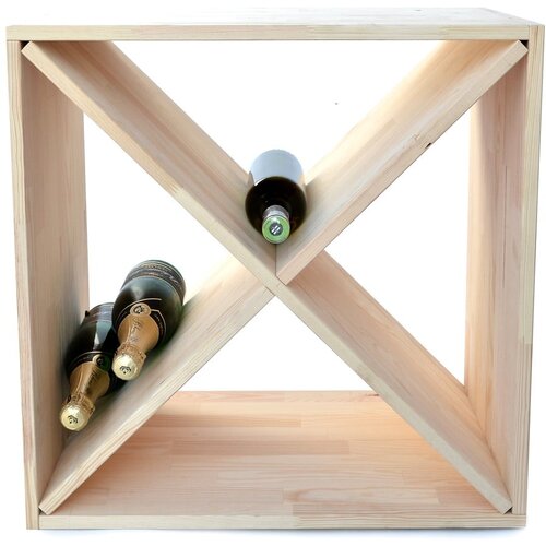 Bonami Essentials Stojalo za vino iz borovega lesa v naravni barvi za 24 steklenic - Rojaplast Cene