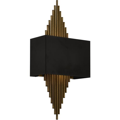 Hanah home zidna lampa E14 Socket, Crno-Zlatna Cene