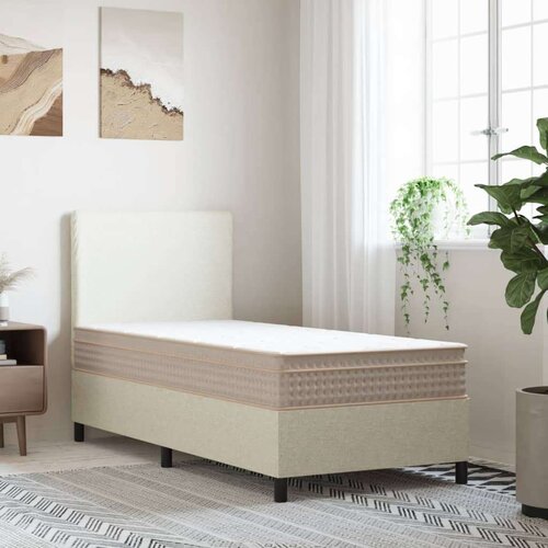 vidaXL Vzmetnica z žepkastim vzmetenjem srednje plus 90x200cm Cene