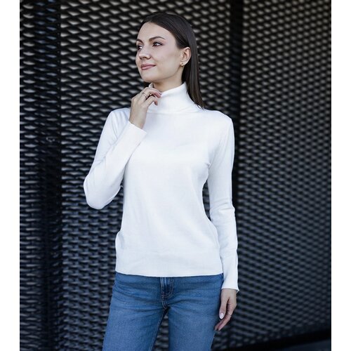 Gemre White loose-fit turtleneck Nida Cijene
