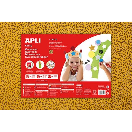 Apli Eva pena vzorec leopard 400x600x2mm 3kos, (20392951) Cene