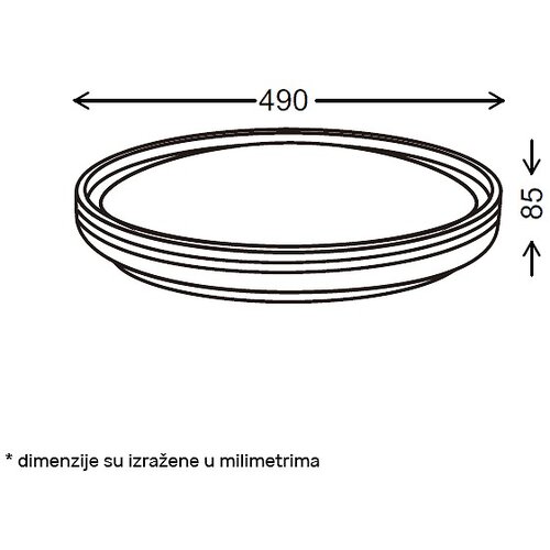 Bb Link LED plafonjera sa daljinskim 24 48W CCT VESTA 665 Slike