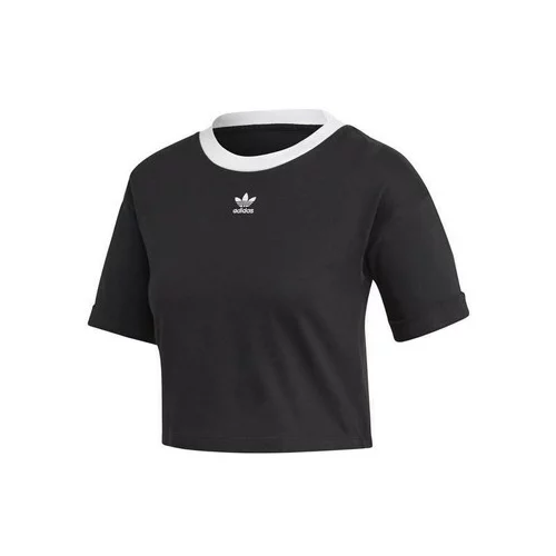 Adidas Majice s kratkimi rokavi M10 Crop Top Črna