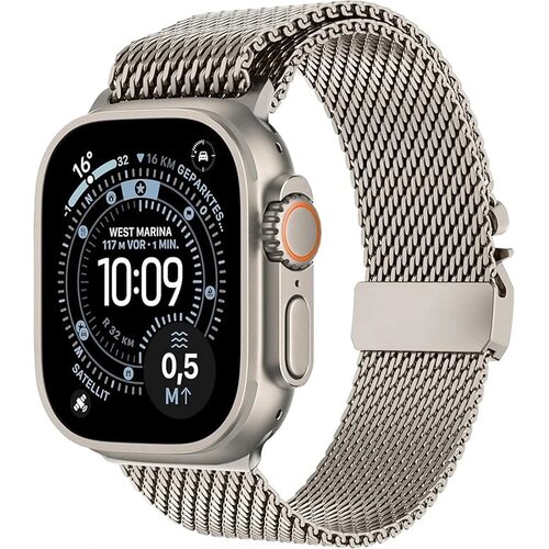 SONGSLER Magnetna kovinska zapestnica za Apple Watch 42&ndash;49 mm Cene