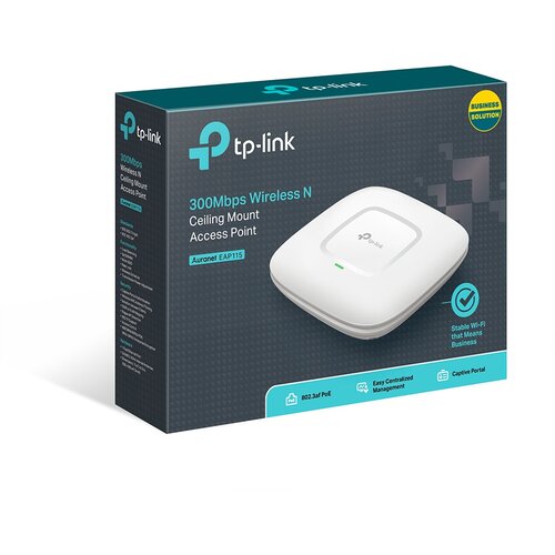 Tp-link Acces point EAP115 Wi-Fi/N300/300Mbps/1xLAN/2x interna antena Cene