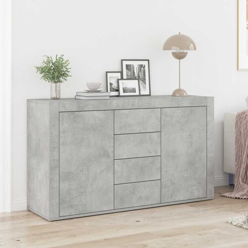  Kreveta Betonski sivi 120 x 36 x 69 cm Konstruirano drvo Cijene