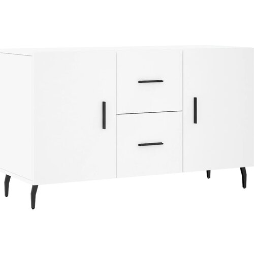 Maison Chic Komoda - Predalnik bela 100x36x60 cm inženirski les, (21716282) Slike