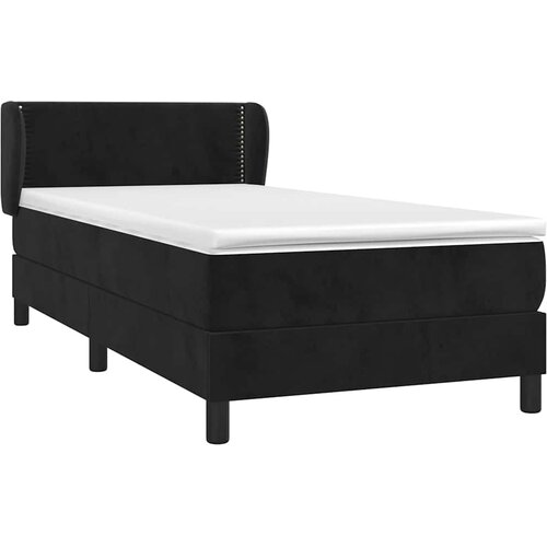Box spring krevet s madracem crni 100x200 cm bar&amp;scaron;unasti Slike