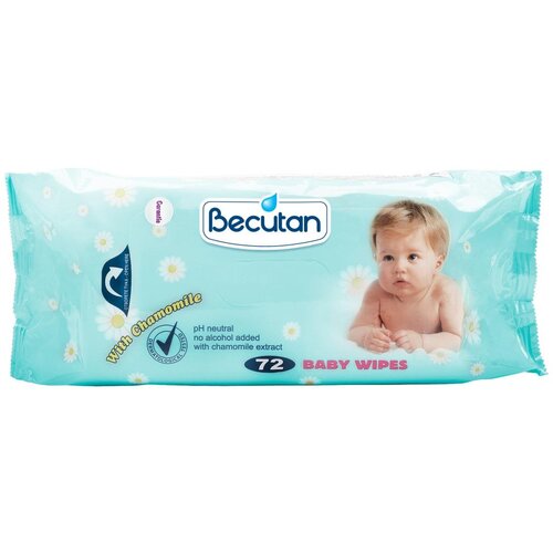 Becutan Vlažilni robčki - kamilica Cene