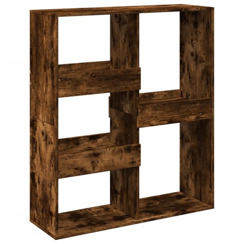 Maison Chic Knjižna omara - Knjižni regal dimljeni hrast 100x33x115 cm, (21723243) Slike