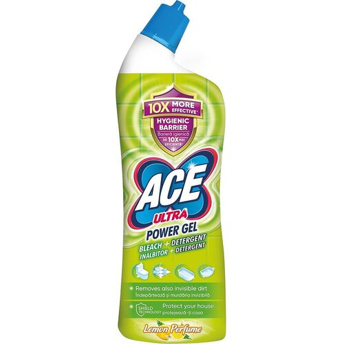 Ace sredstvo za či&amp;scaron;ćenje kupatila, ultra power gel limun 750ml Slike