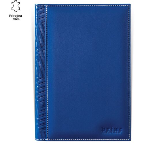 PRINC LEATHER Kožni Rokovnik, B5, 330 listova, Plavi Cene