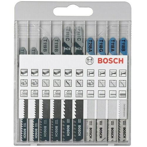 Bosch Set listova za pilu (Područje primjene: Drvo, 10 -dij.) Cijene
