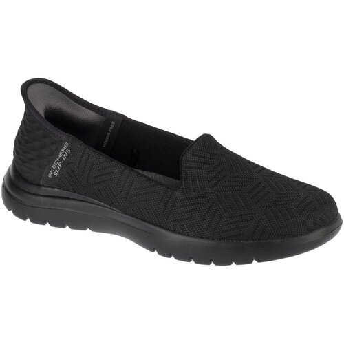 Skechers Nogavice Slip-Ins On The Go Flex - Clover Črna Slike