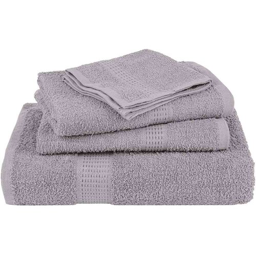  Ručnici za kupanje FROGN 4 kom sivi 100x150 cm 360 g/m&amp;sup2; Slike