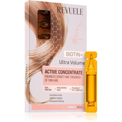 Revuele Active Concentrate Biotin+ ampule za volumen kose 8x5 ml Slike