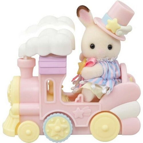 Playset Sylvanian Families Amusement Park Ride - Plane &amp;amp;amp Train Pisana Slike