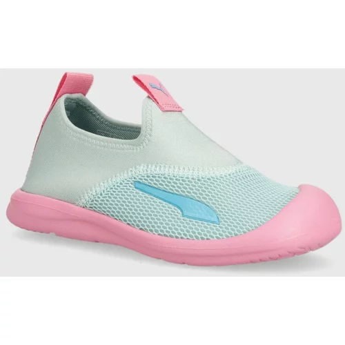 Puma Otroški čevlji za vodo Aquacat Shield PS turkizna barva